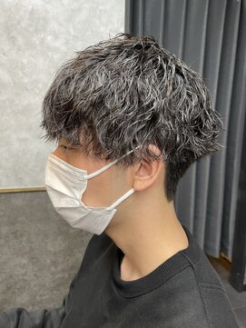 レベル 葛西店(LEVEL) 波巻きスパイラル 波巻きパーマ 刈り上げマッシュ 葛西メンズ