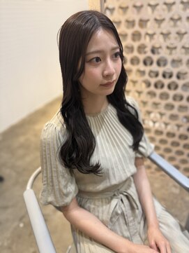 ヌー 栄(nuu) 【MAYUNO】ブリーチなしカラー/グレージュ/レイヤーカット