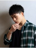 ブルーアッシュ×ナチュラルスパイキーショート
