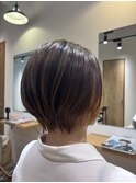 前下がりショートボブ