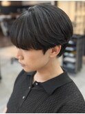曲がる縮毛矯正/縮毛矯正/センターパート/千葉駅/千葉/齊藤大樹