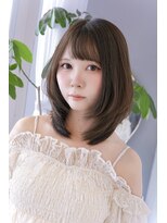 クム(kumu)&nbsp;【kumu】ミディアムレイヤー/顔周りカット/栄/名古屋