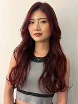 シーン(SCENE)&nbsp;くびれヘア/アプリコットオレンジ/夏のヘアアレンジ/天神今泉