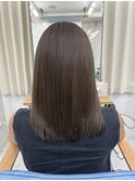 ブリーチなしグレージュ◎艶髪/髪質改善/縮毛矯正/代々木