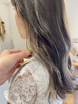 クラップス 杉田店(CLAPS) インナーカラー/ホワイトミルクティー/ケアブリーチ/韓国風