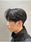 メンズセンターパート/ニュアンスパーマ