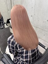 ローレン(Lolen.)&nbsp;ピンクベージュ　ストレートヘア　ふじゆー