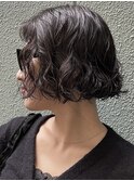 ボブパーマ/くせ毛風パーマ/ニュアンスパーマ/切りっぱなしボブ