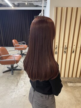 ピンクブラウンカラー