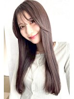 ジャドール(J'ADORE) 髪質改善ストレート×透け感ブラウン