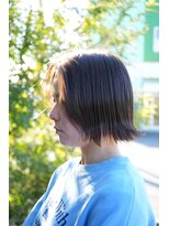 チェロ 中町(CHERO)&nbsp;★美髪ダブルカラー大人可愛い＃ボブ＃透明感カラー＃ブリーチ