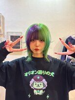 スロンカート(throncart) レイヤーカット/ハッシュカット/ウルフカット/エヴァカラー