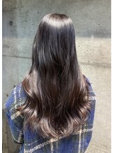 グランアージュ 池袋東口店(grandage) 縮毛矯正でも自然で柔らかく巻ける韓国風ゆる巻きロング