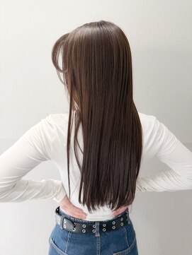 サロウィン 大宮Crest店(SALOWIN) ◯髪質改善　水素トリートメント　オリーブベージュ　緑　カーキ