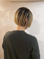 アミュレ ヘア サロン(Amule hair salon) ミルクティー、ブリーチ、デザインカラー、ボブ