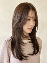 キイ ギンザ(k.e.y GINZA)&nbsp;レイヤー/レイヤーカット/レイヤースタイル/顔周りレイヤー/銀座