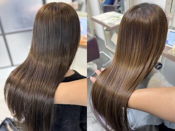 ノア(NOA by KENJE)の写真/徹底的にダメージレスにこだわった縮毛矯正で、艶のあるナチュラルストレートを実現★