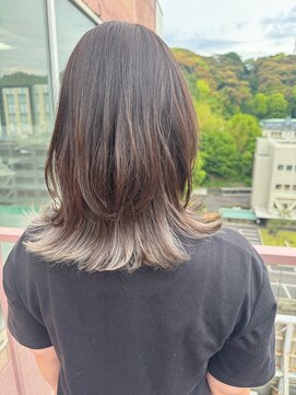 ビアージュ(Viage) #インナー　#オリーブ　#グレージュ #ダブルカラー　#ブリーチ