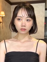 ロンド 銀座(Lond)&nbsp;☆春日☆ニュアンスウルフワンホンレイヤーダークブルーボブ133