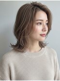 軽やか外はねスタイル川越/ハイライト/白髪ぼかし/白髪染め