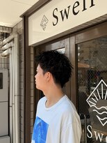 スウェル 押上店(Swell)&nbsp;リバースセンターパート/ニュアンスウルフ/ダウンバング/錦糸町