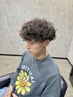 メンズカット+プードルパーマ￥13000