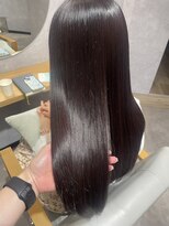 ニーム クルール 国分寺北口店(NEEM Couleur)&nbsp;レッドブラウン/ロング/フロントレイヤー/髪質改善/国分寺