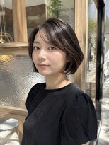 クシェル バイ リリア(kuschel by LILIA.)&nbsp;丸みミニボブ×シースルーバング