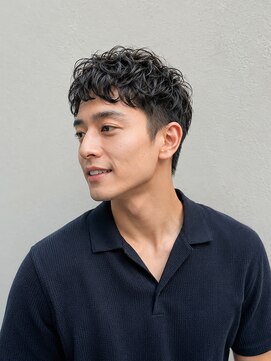 フランヘア 新宮店(Flan hair) メンズ　爽やかパーマスタイル