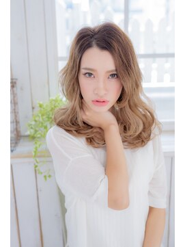 アンク クロス 吉祥寺店 外国人風ミディアムロング