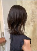 大人可愛い☆外ハネくびれセミディ
