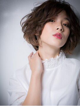 モッズヘア 越谷(mod's hair) *mod's越谷*無造作カール…外国人風ラフ大人ボブx