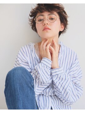 ラレイ(Lalei) 【ささきまさき】毛先パーマ+マッシュベリーショート