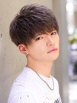 アクロス(AKROS) スパイラルツーブロックグレージュマッシュ