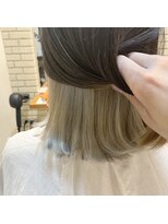 ハピネスフィール 宇治店(Happiness FEEL)&nbsp;シルバーホワイト・インナーカラー【happinessFEEL浦】