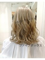 ファイブボックスヘアー 広島(five vox hair)&nbsp;ダブルカラー×シルバー