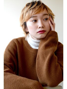 ガレージ バイ グリーン 原宿 表参道(Garage by green) 【loki】ハイトーン×マッシュショート