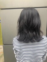 グランドライン(GRAND LINE) ゆる巻き髪風パーマ　大人ミディアム韓国カラー