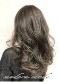 ロング20代30代40代イメチェンフルバング似合わせカット美髪
