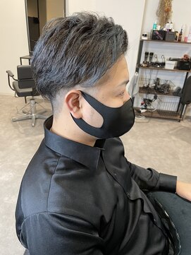 ナンバー(number+) 王道メンズショート☆ブルーハイライト10代20代30代