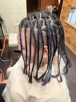 アド ヘア プレイス(adon hair place)&nbsp;ユニコーンカラー×ブレイズ