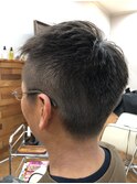 短髪ツーブロック束感モテる黒髪ベリーショート
