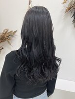 ドロップ&nbsp;暗染カラー×ブルーブラック