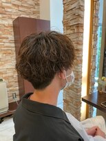 ロッソバイアルター 鎌取(ROSSO by aL-ter)&nbsp;ツイストスパイラル/韓国マッシュ[鎌取駅/メンズカット]