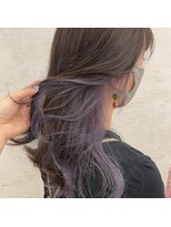 ザ ランド(THE LAND)&nbsp;ラベンダーインナーカラー_グレージュインナー×ラベンダー