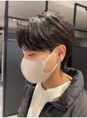 ショートセンターパートウルフ