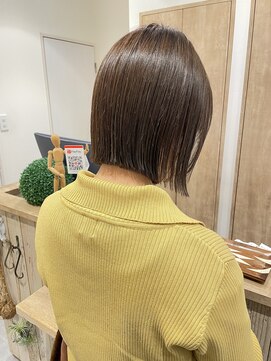 ヘアー テクニカ(hair Technica) ぱつっと切りっぱなしボブ♪