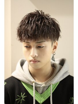 クオンヒール 堺筋本町店(QUON HEAL) メンズマッシュ/束感/ブラウン