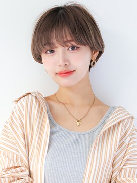 ガリカ 横浜(Gallica) 【Gallica】大人ショート/小顔カット/赤み消しグレージュ