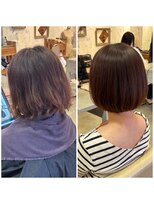 ロジェ(loje)&nbsp;【loje】縮毛矯正/髪質改善　さらツヤまとまりボブ/takahira